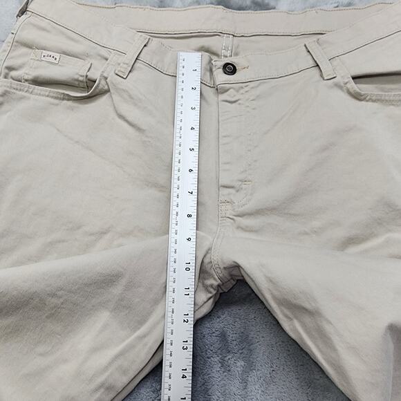 Riders Jeans Womens 22W PETITE Beige Tan Straight Leg Stretch Denim Casual - Picture 11 of 14